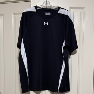 Under Armour Black and White Performance Tee